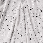 black-white star print